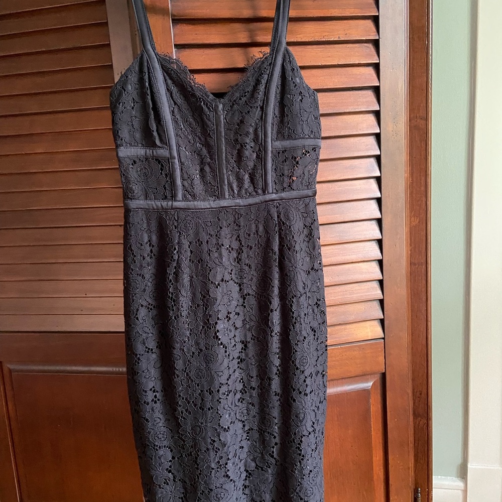 Express Black Lace Dress